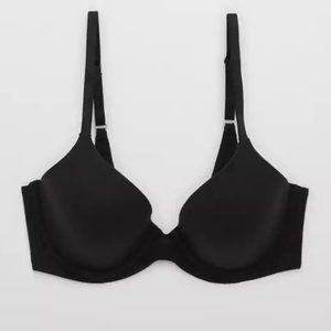 Aerie Real Sunnie Full Coverage Black Bra - EUC
